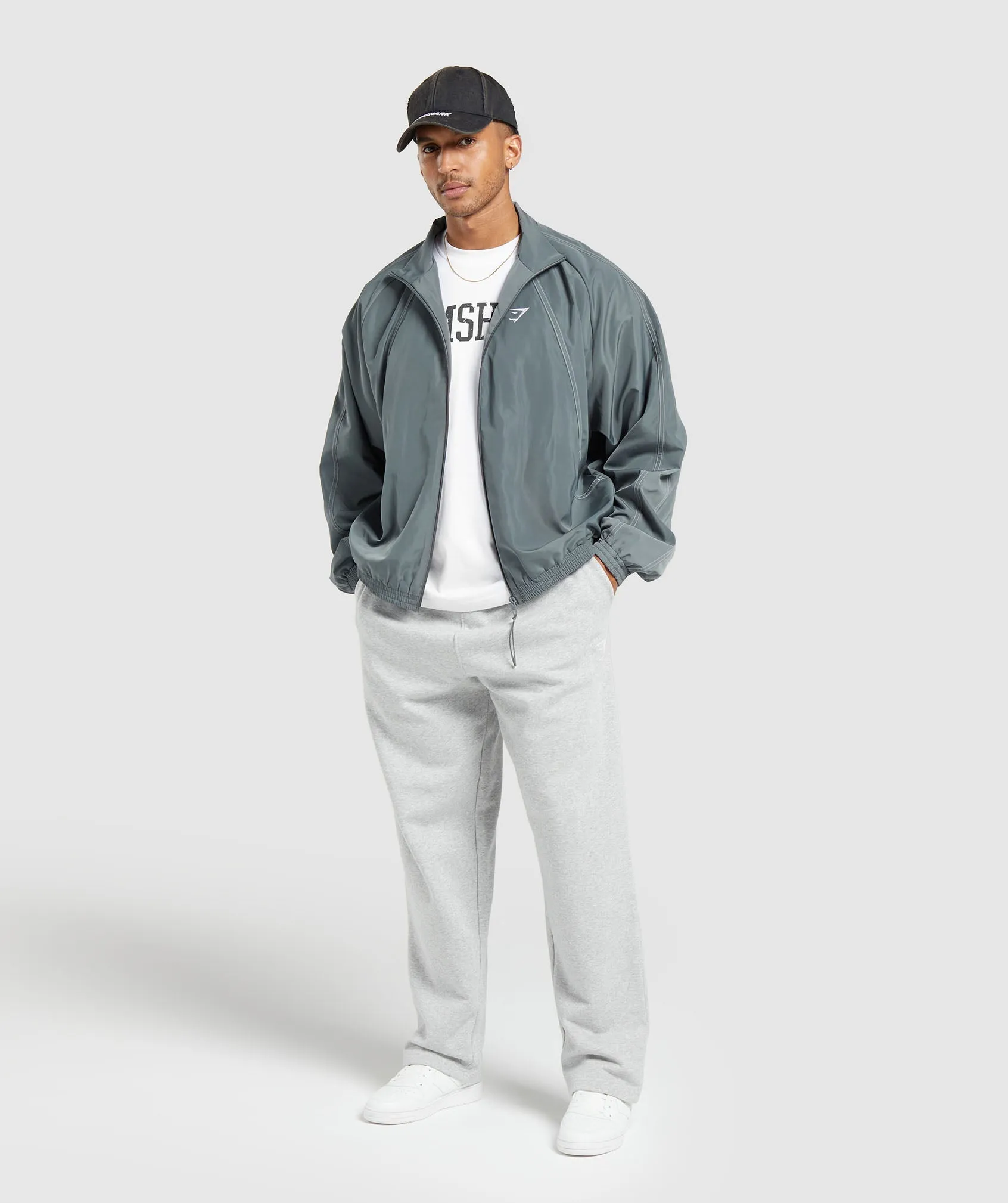 Gymshark Track Top - Cargo Teal