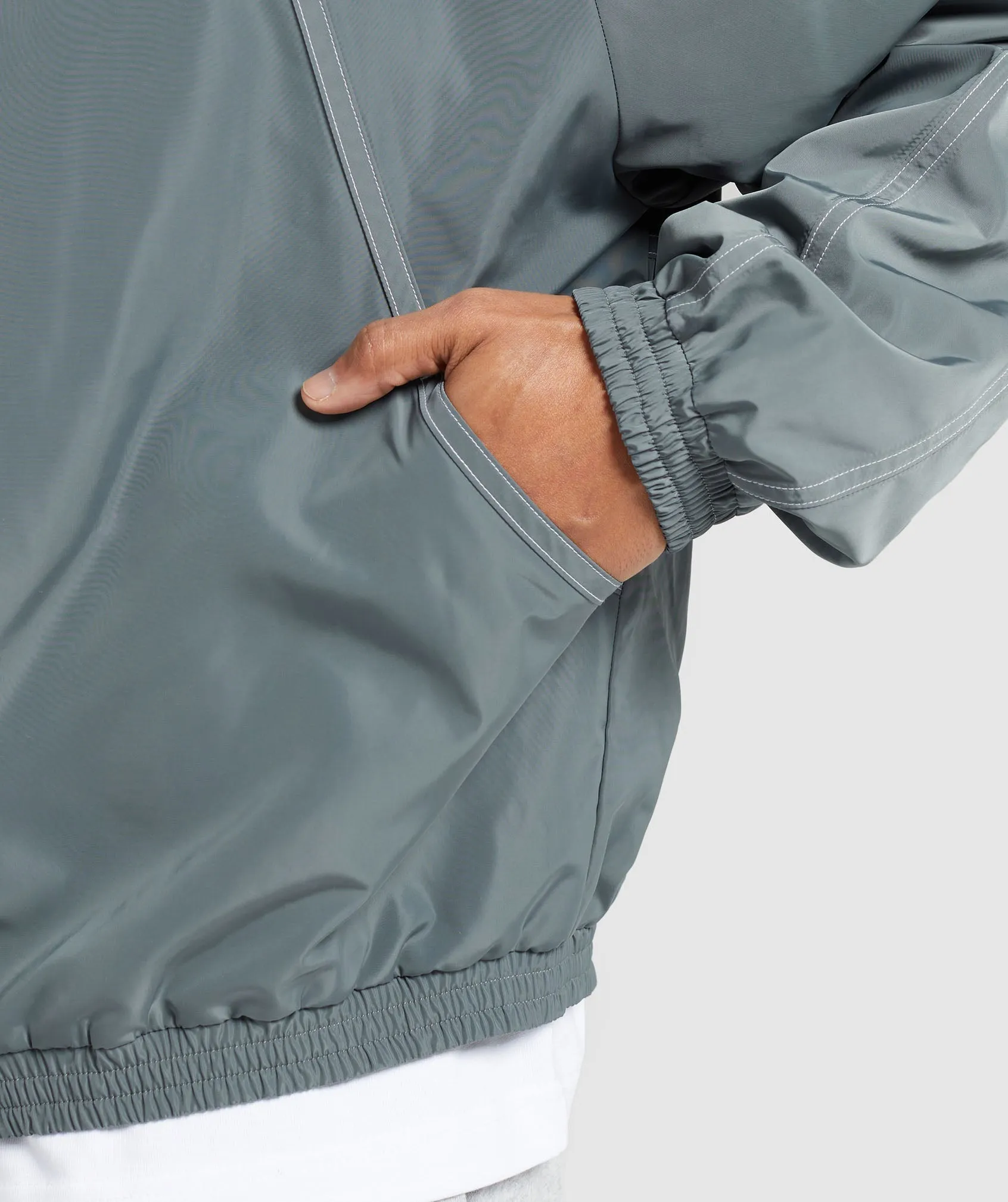 Gymshark Track Top - Cargo Teal