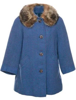 Harris Tweed Wool Coat - S