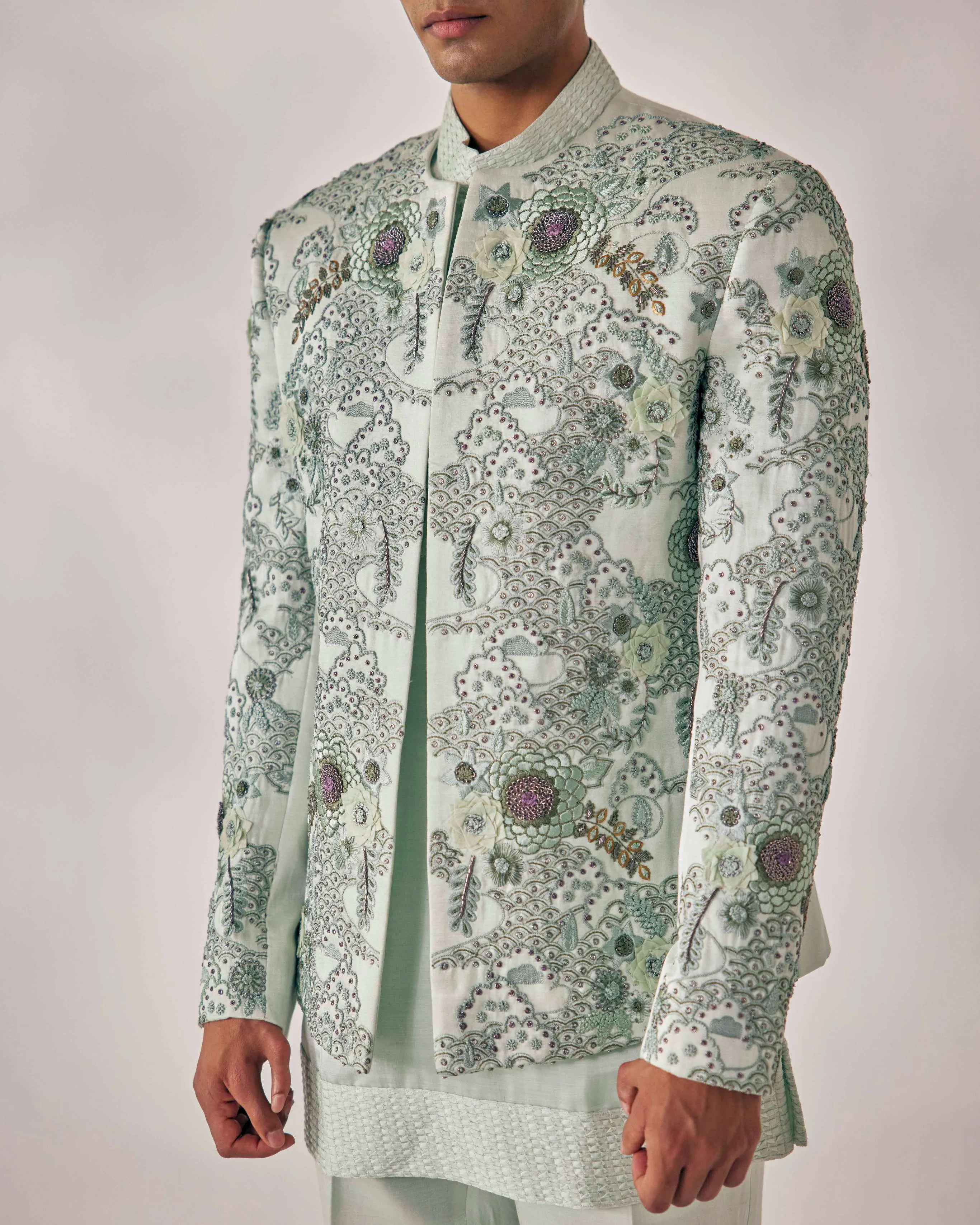 Hazy Blue kurta set