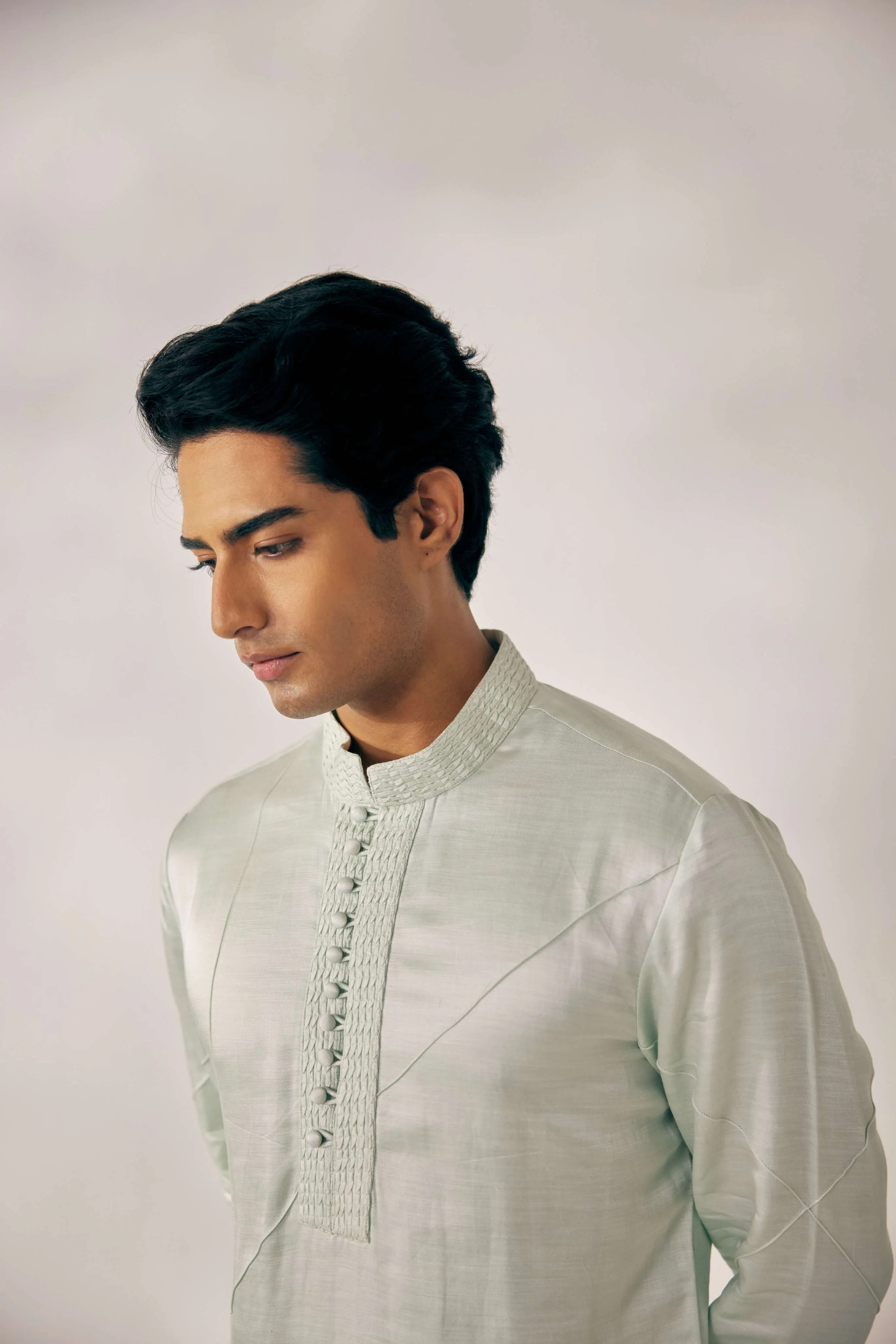 Hazy Blue kurta set