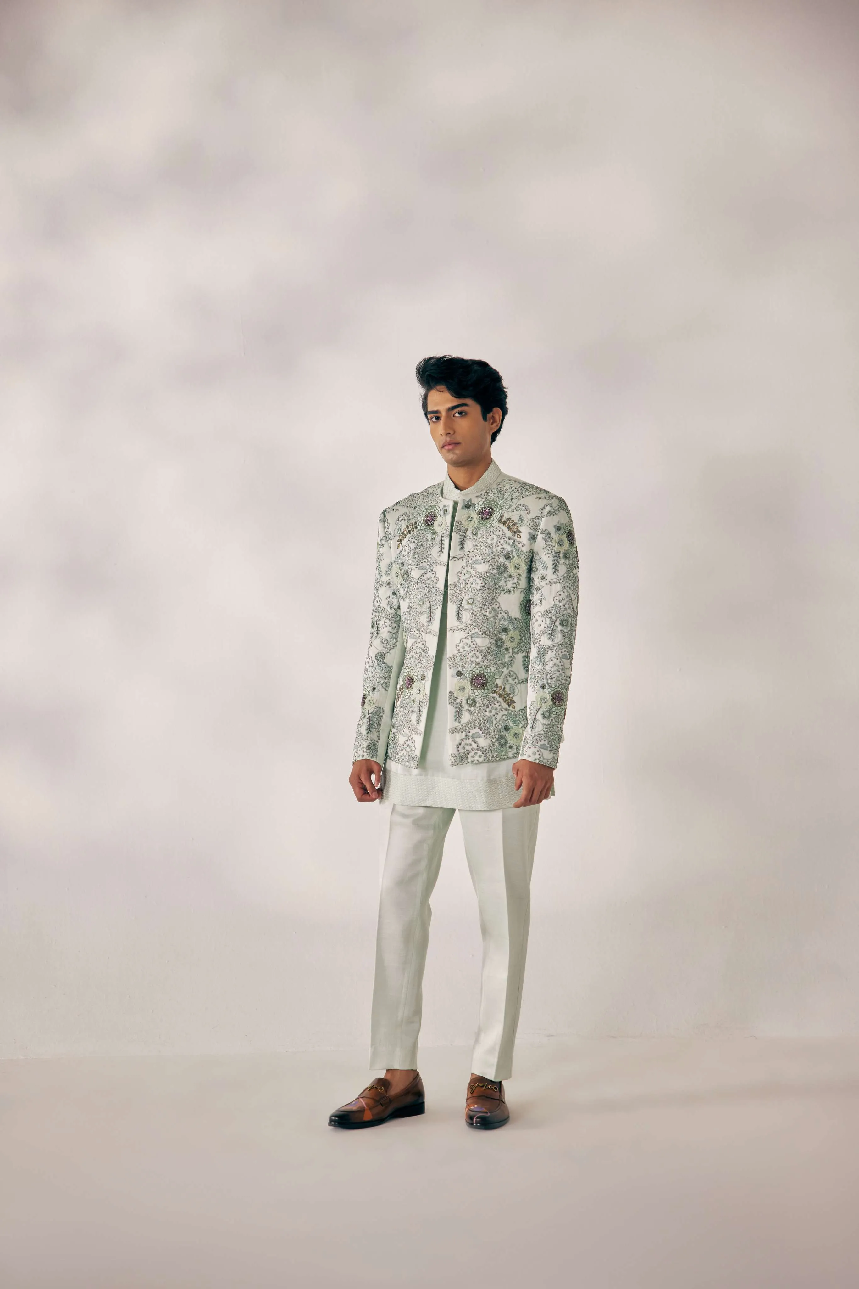 Hazy Blue kurta set