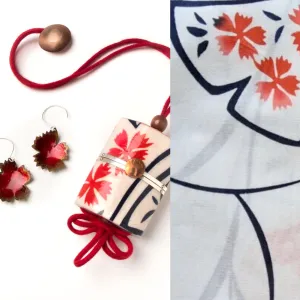 Helen Cowart - Inrō with Manju Netsuke and Earrings