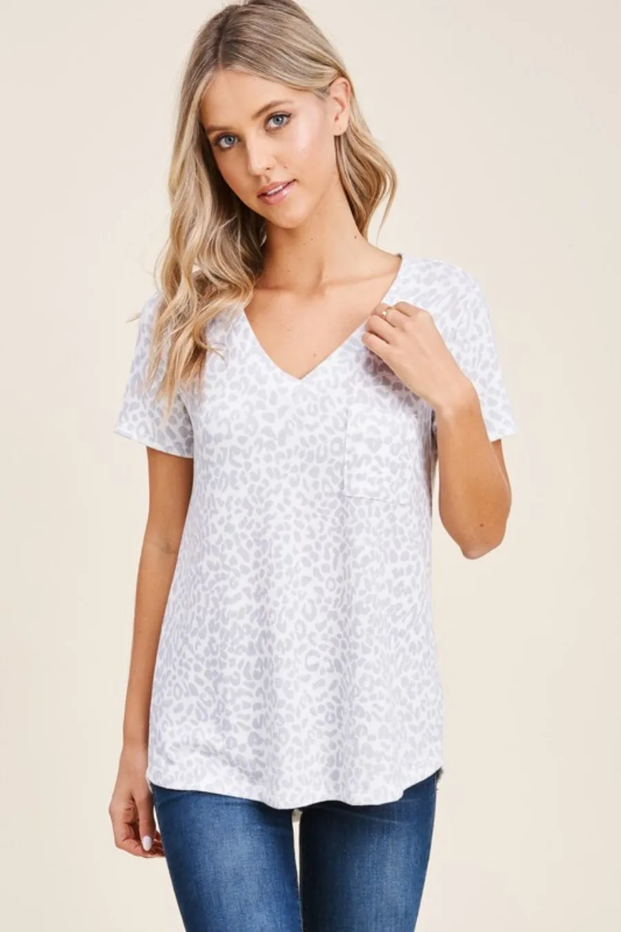 Indie Leopard Print Tee