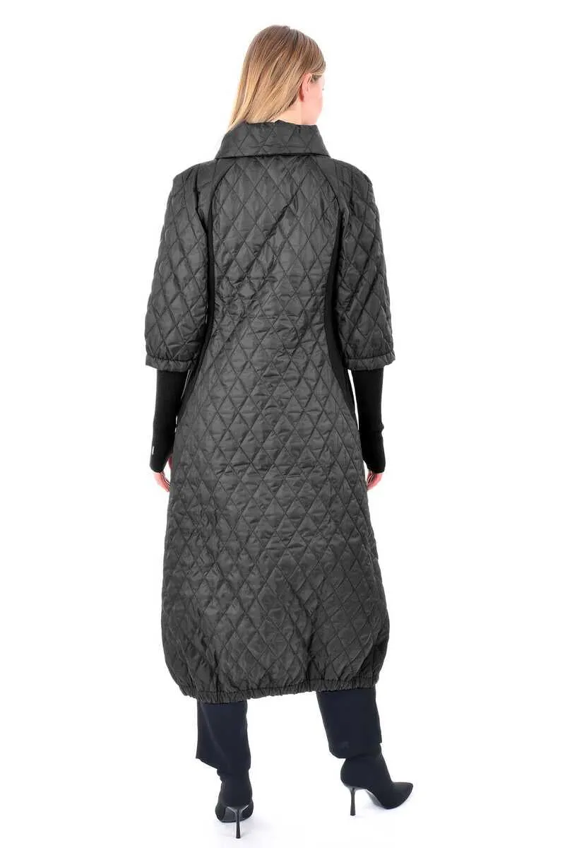 Invee 6378 Coat - Black