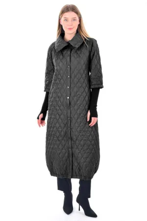Invee 6378 Coat - Black