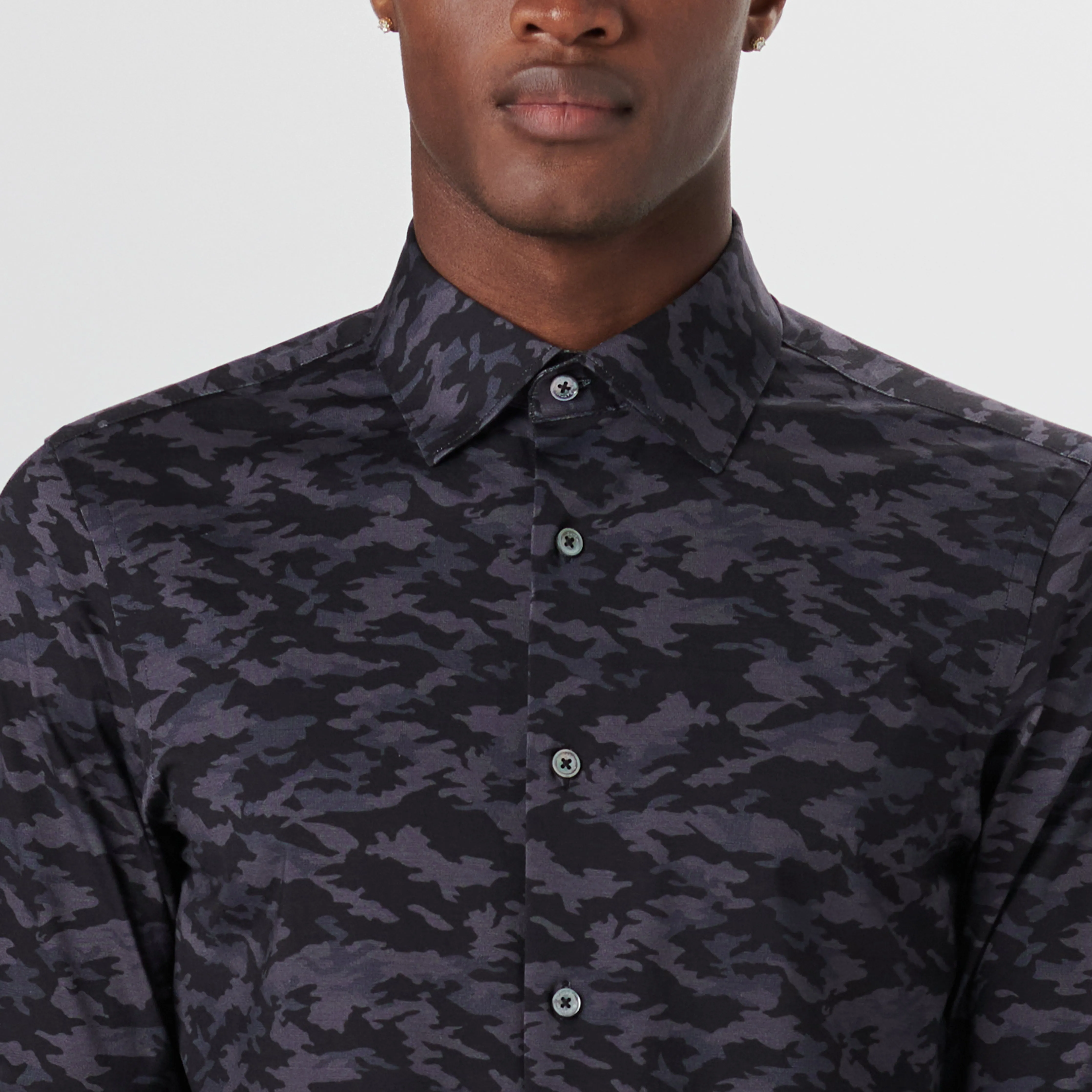 JAMES Camouflage Print OoohCotton Shirt