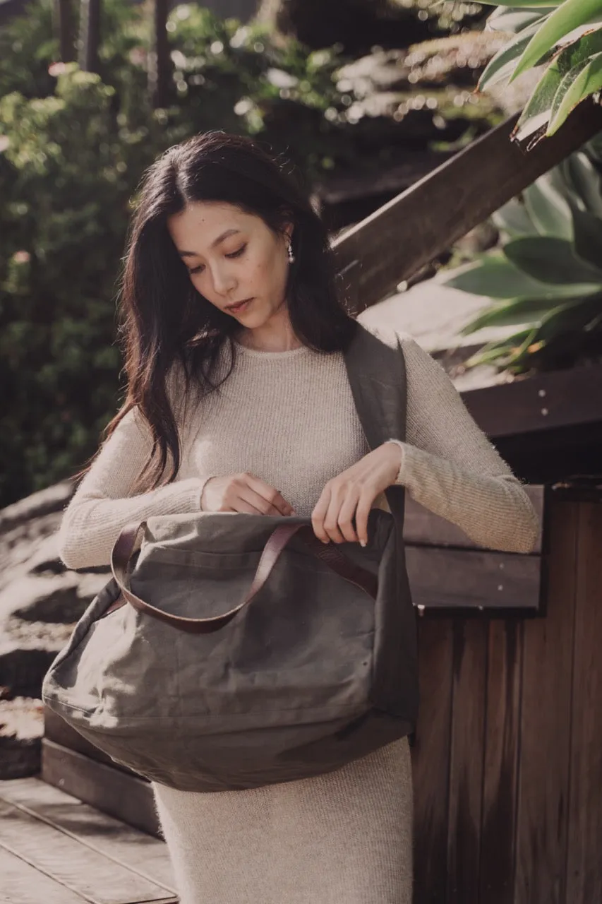 Journey Duffle Canvas Bag | Olive