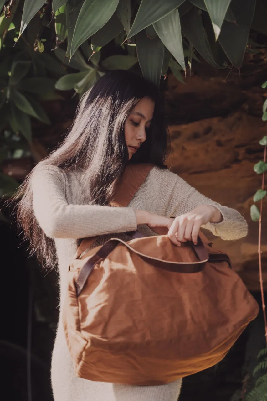 Journey Duffle Canvas Bag | Terracotta
