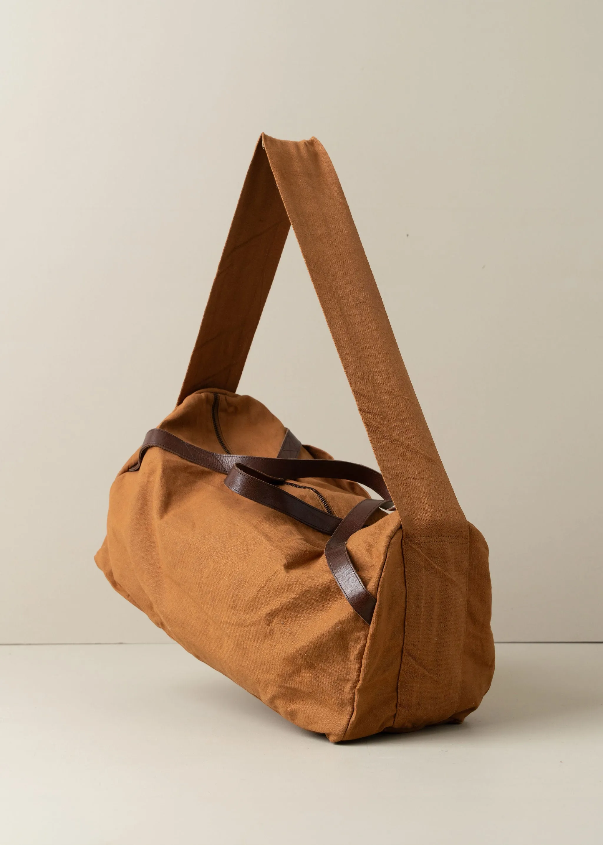 Journey Duffle Canvas Bag | Terracotta