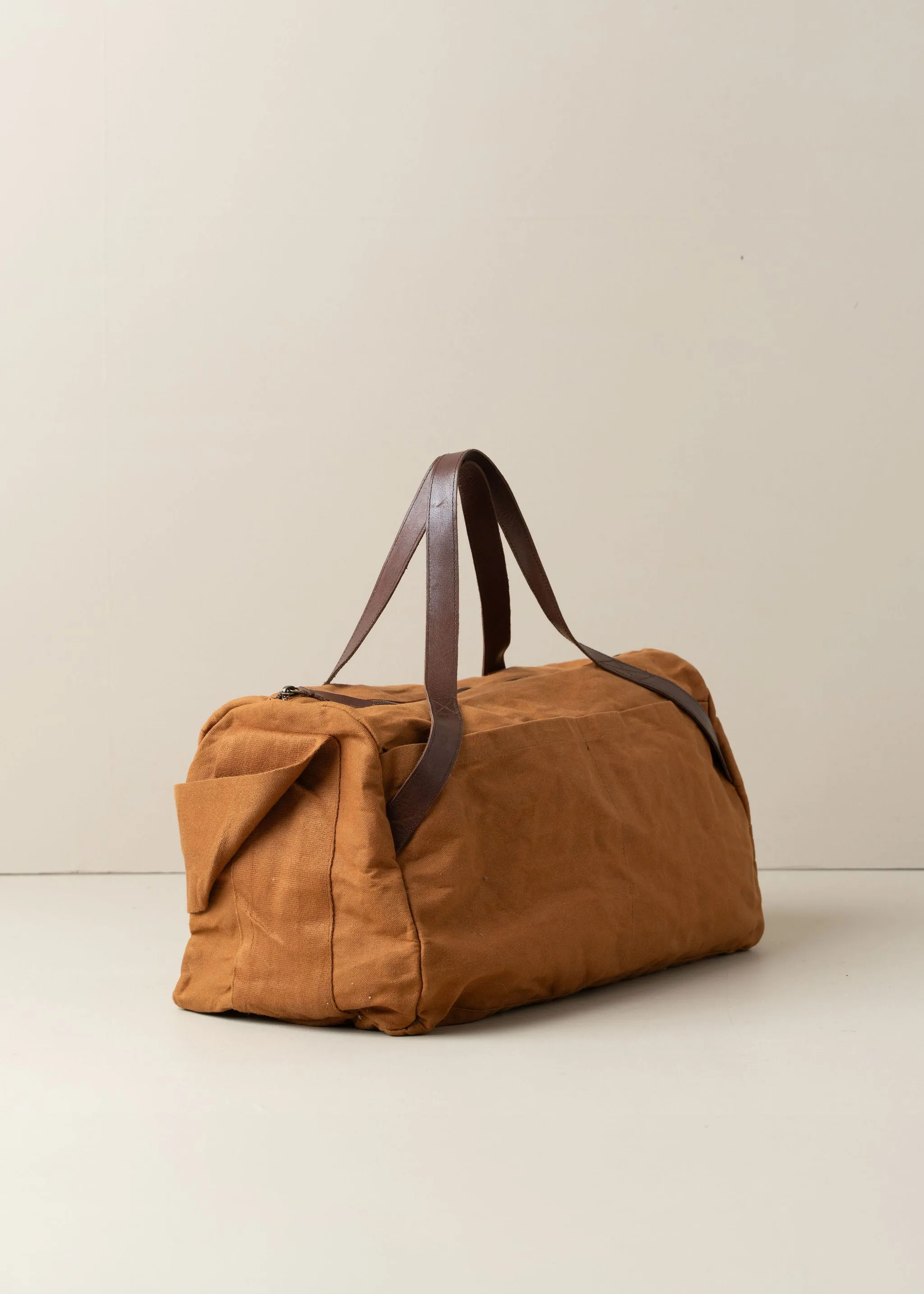 Journey Duffle Canvas Bag | Terracotta