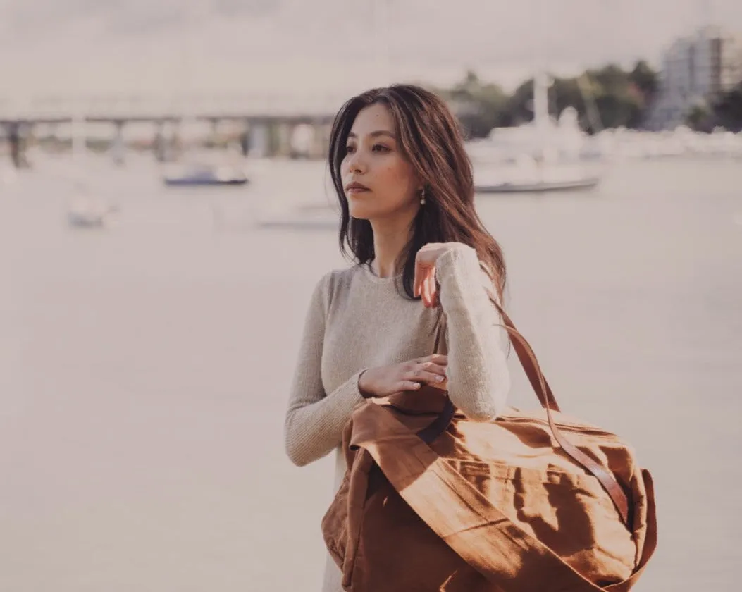 Journey Duffle Canvas Bag | Terracotta