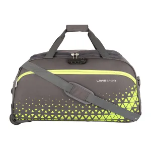 Lavie Sport 62 cms Anti-theft Arrow Wheel Duffle Bag | Dk. Grey