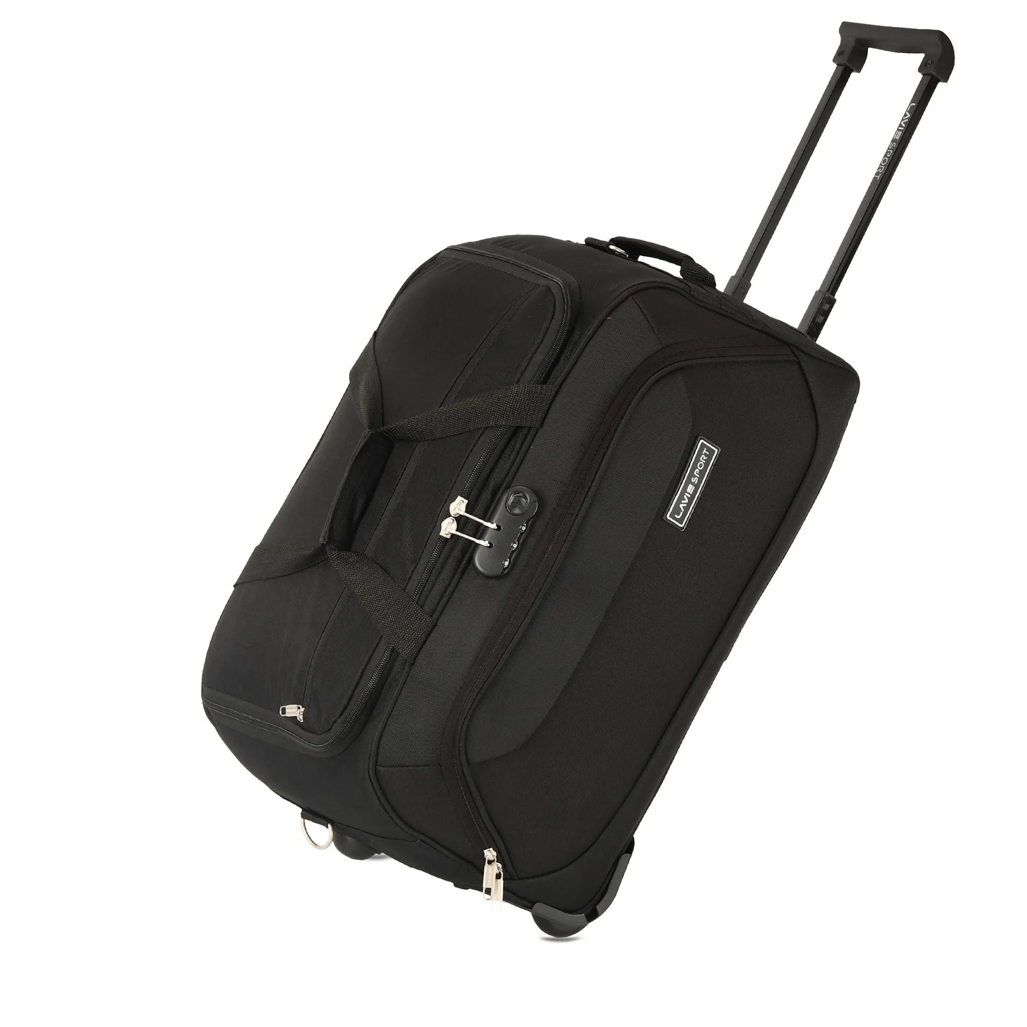 Lavie Sport 65 cms Anti-theft Sage Wheel Duffle Bag | Black