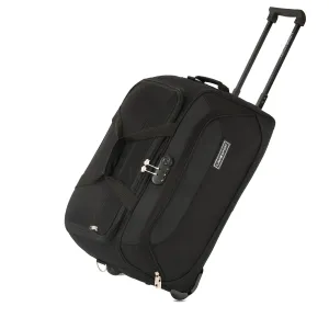 Lavie Sport 65 cms Anti-theft Sage Wheel Duffle Bag | Black