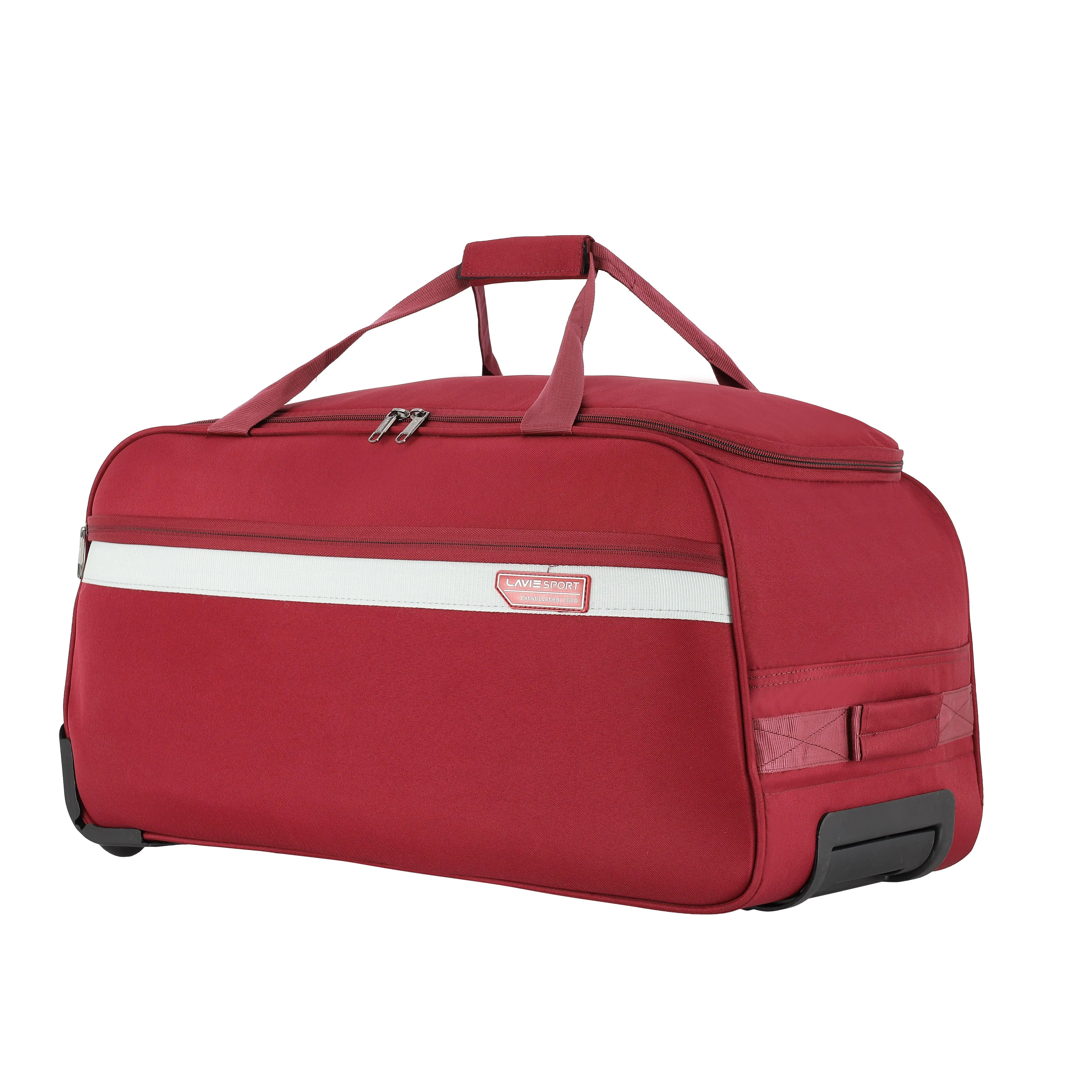 Lavie Sport Large Size 63 cms Meridian X Wheel Duffle Bag | Maroon