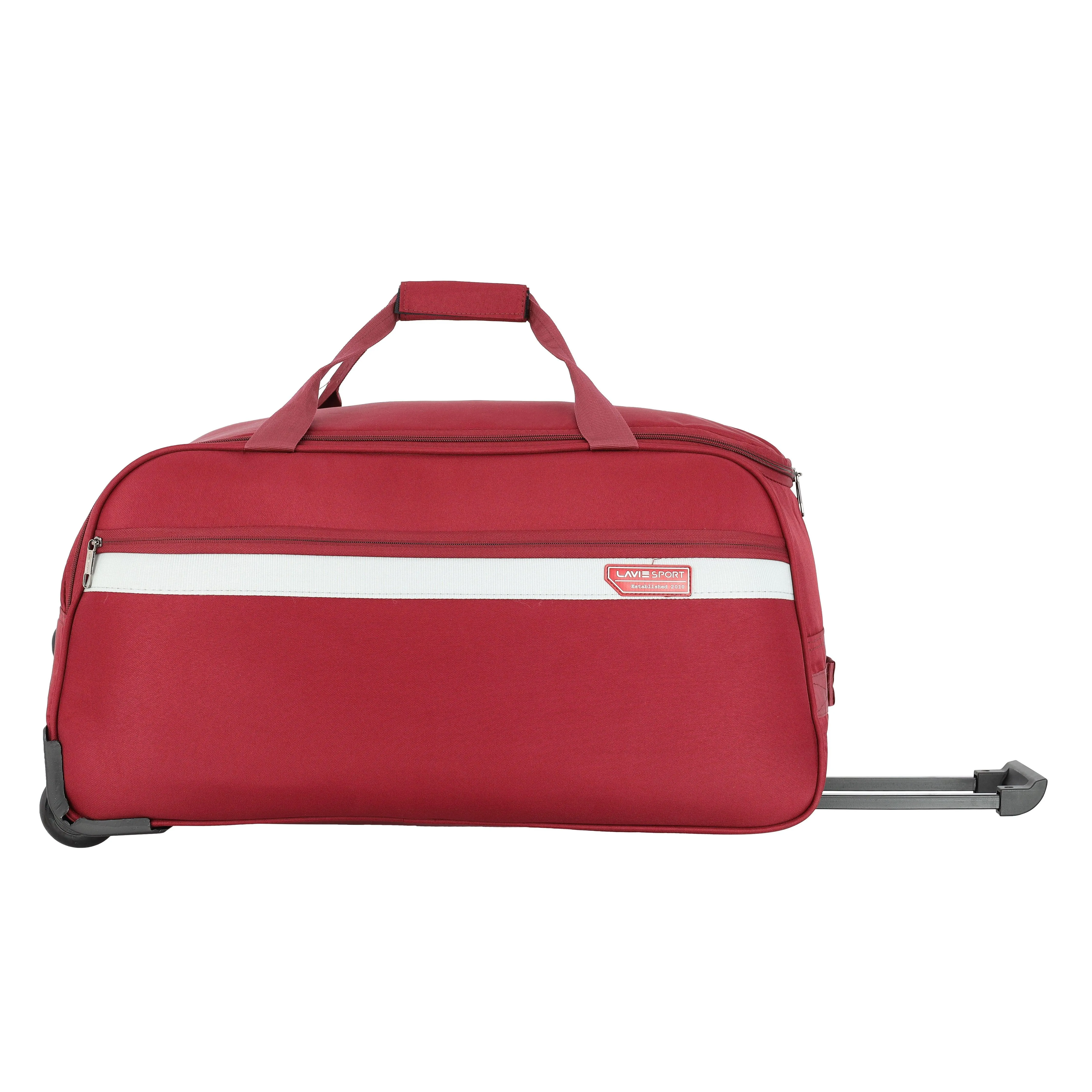 Lavie Sport Large Size 63 cms Meridian X Wheel Duffle Bag | Maroon