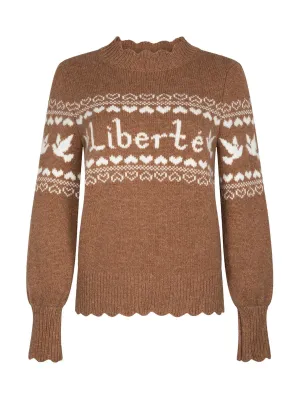 Liberté caramel jumper