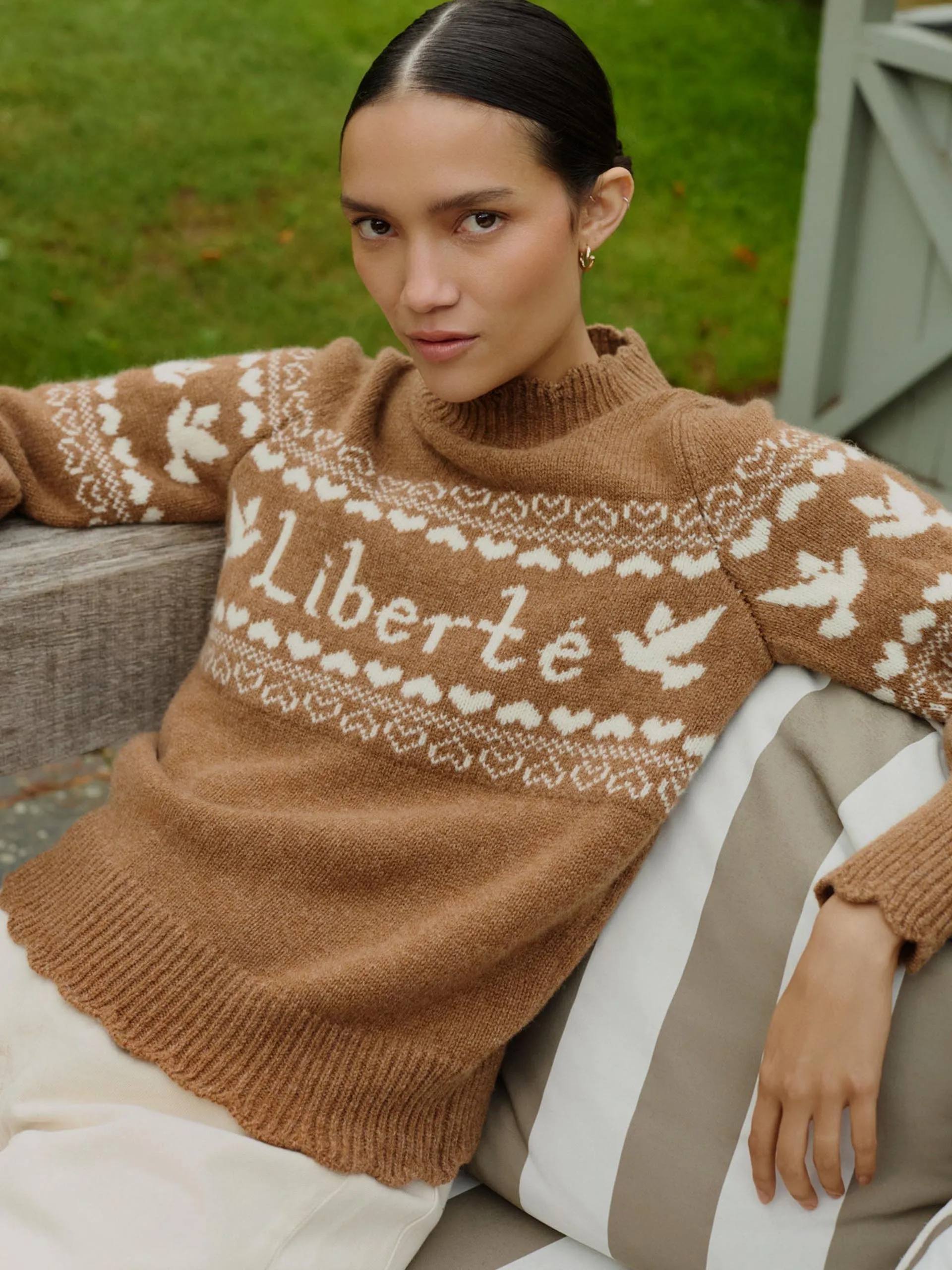 Liberté caramel jumper