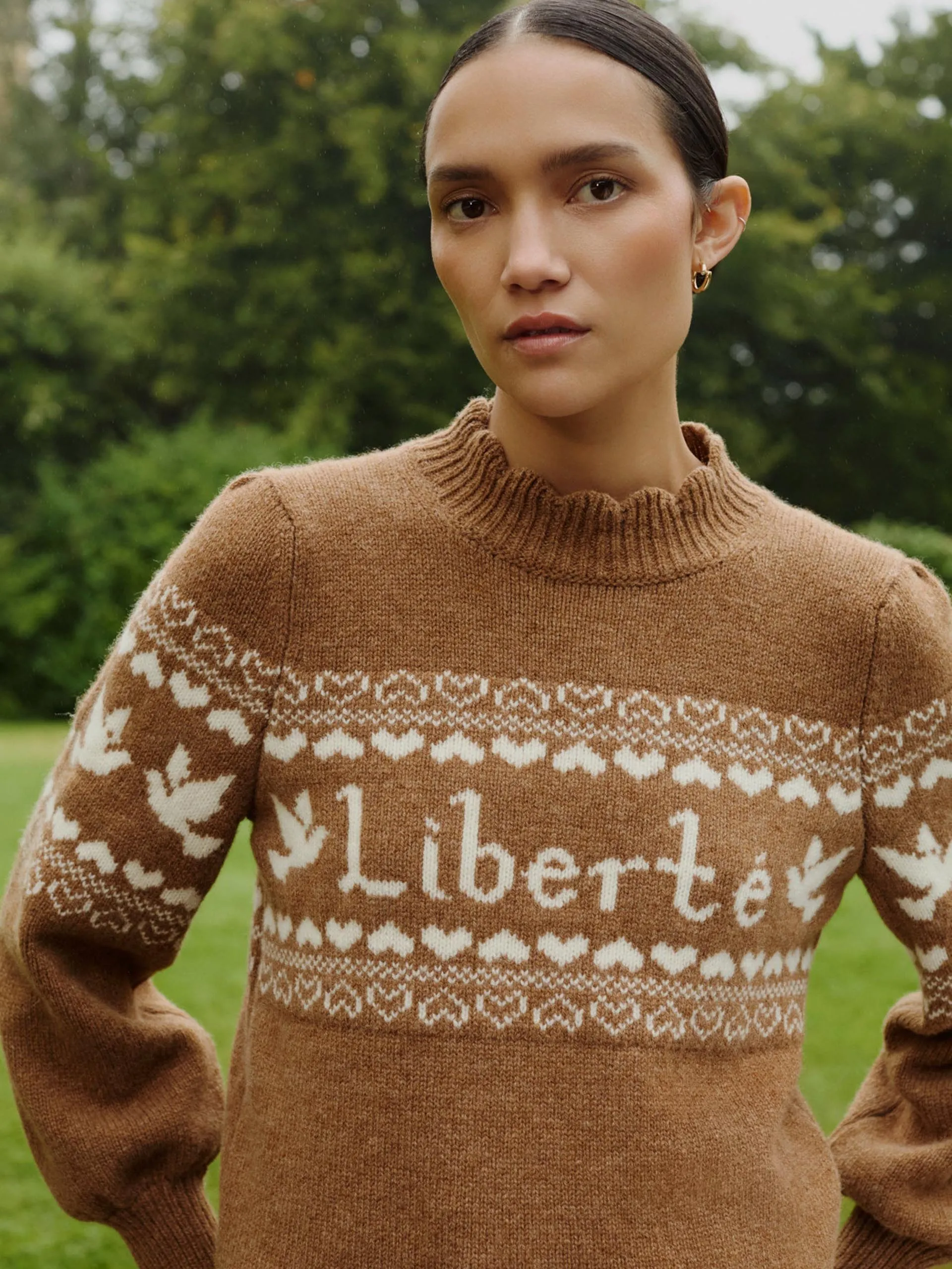 Liberté caramel jumper