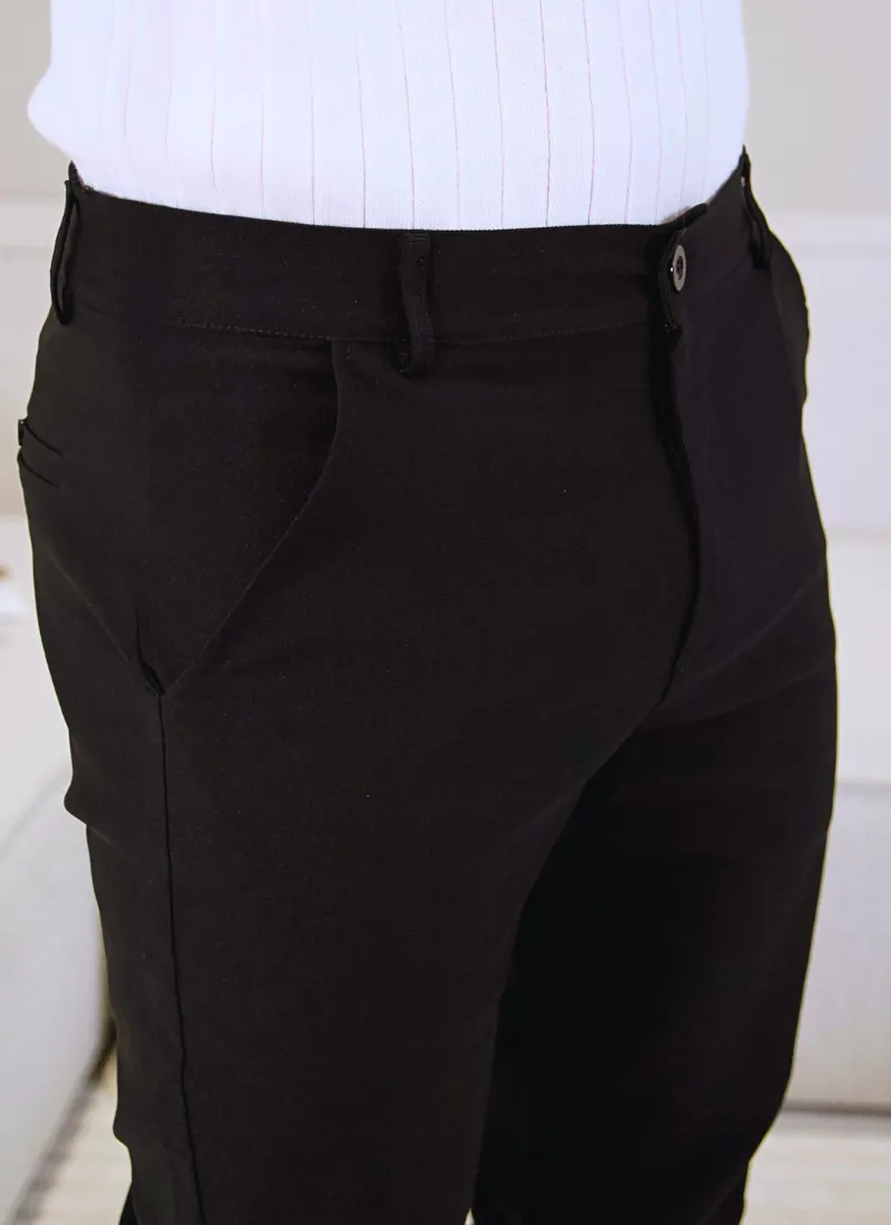 Lightweight chinos - black