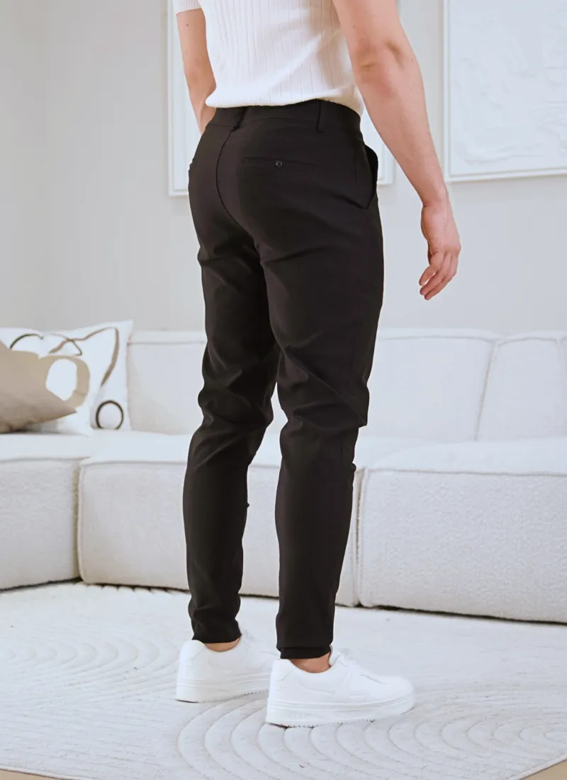 Lightweight chinos - black