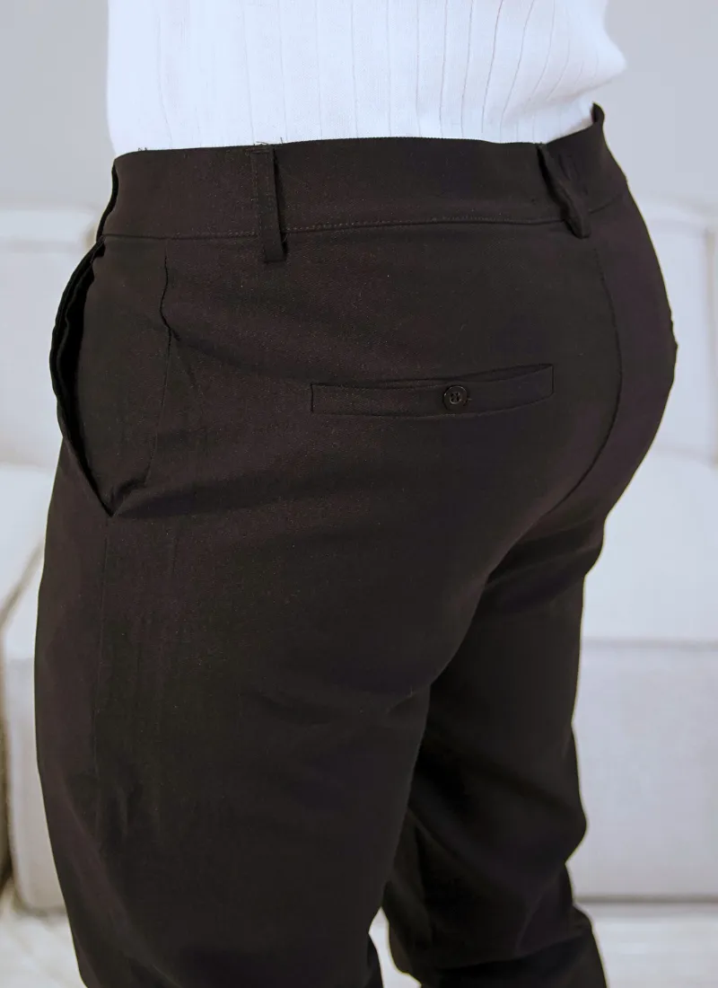 Lightweight chinos - black