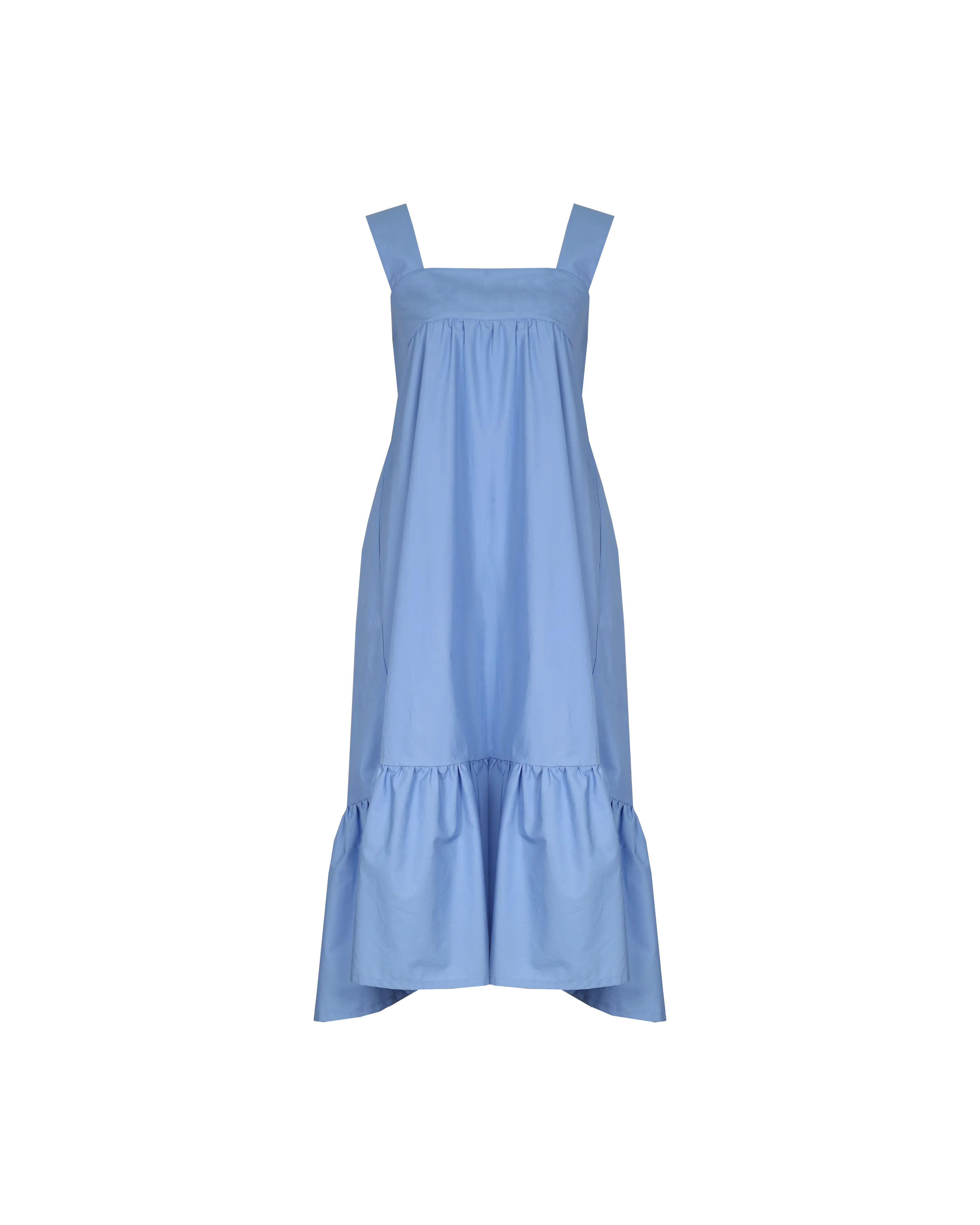 MARGIE TIE-BACK DRESS CORNFLOWER