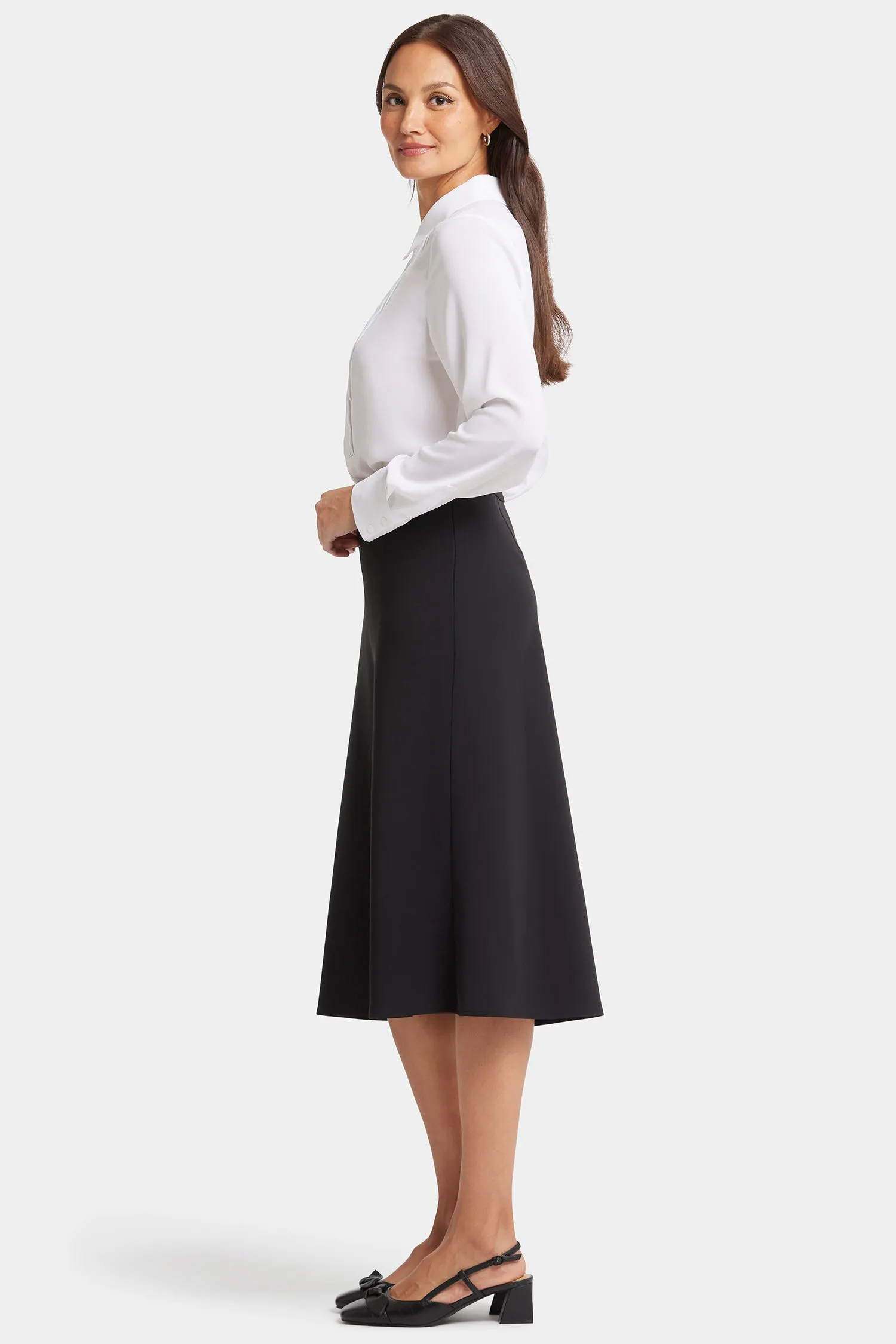 Midi Skirt  - Black