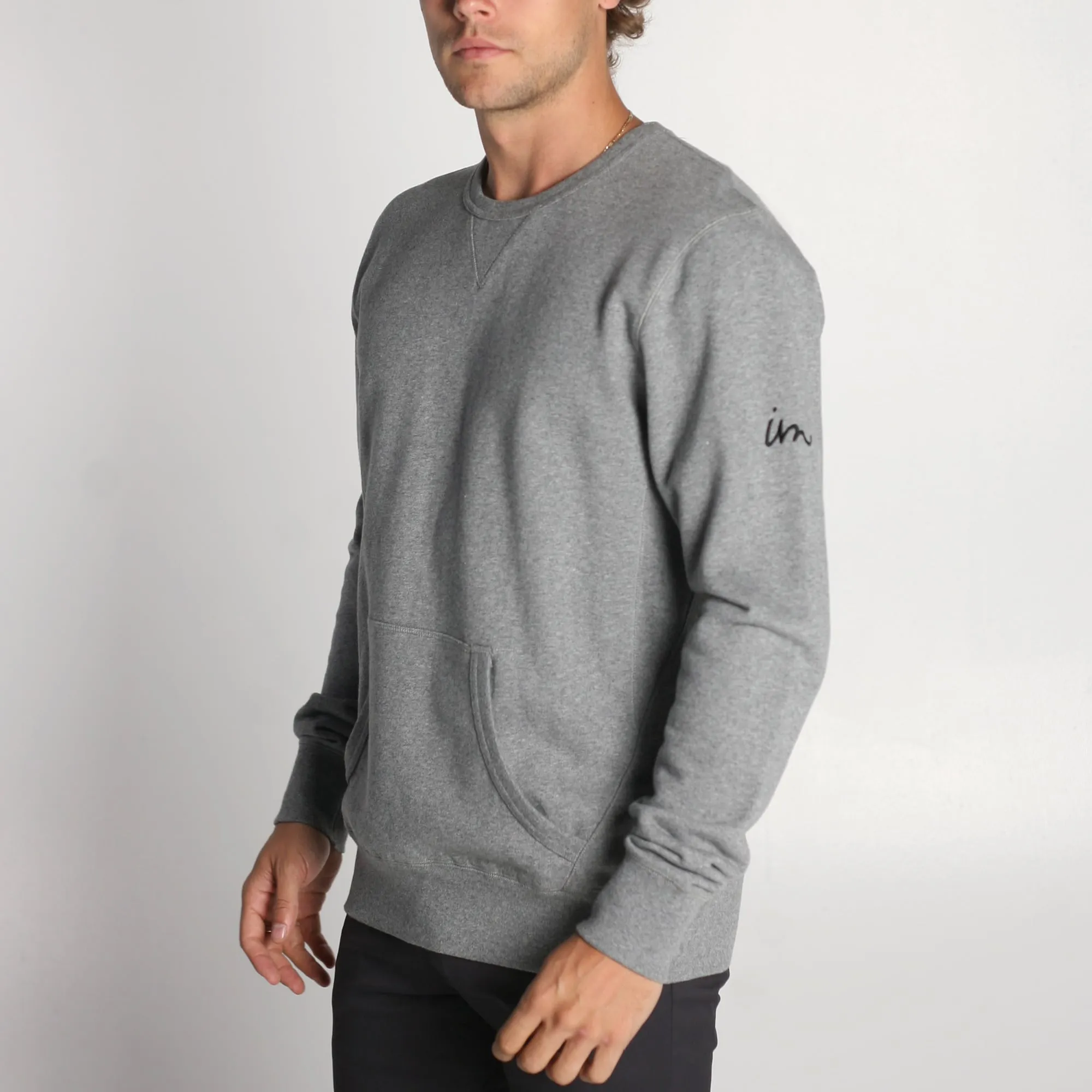 Mills Crewneck Salt & Pepper