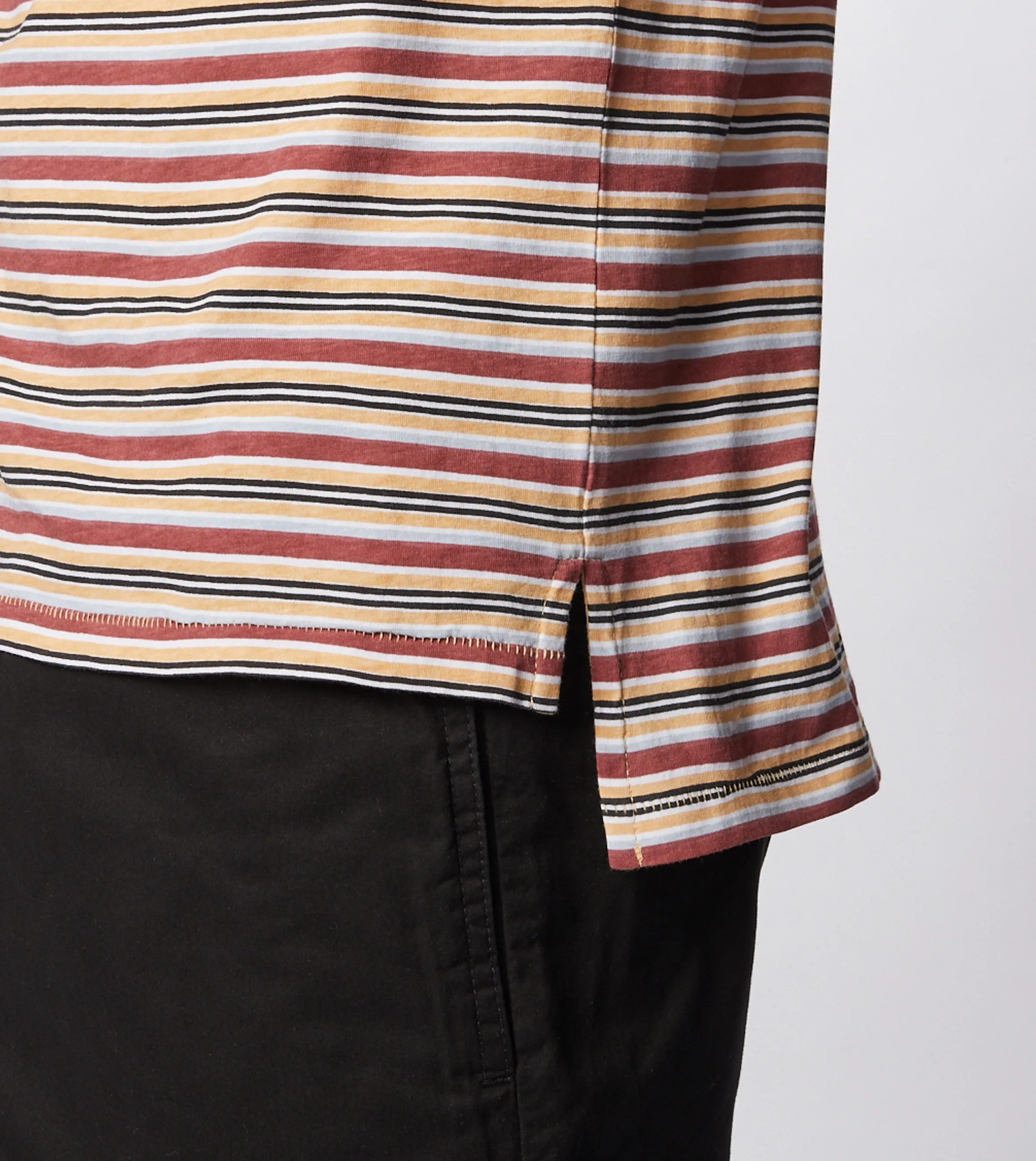 Misc Stripe Flintlock Tee Ochre/Mango - Sale