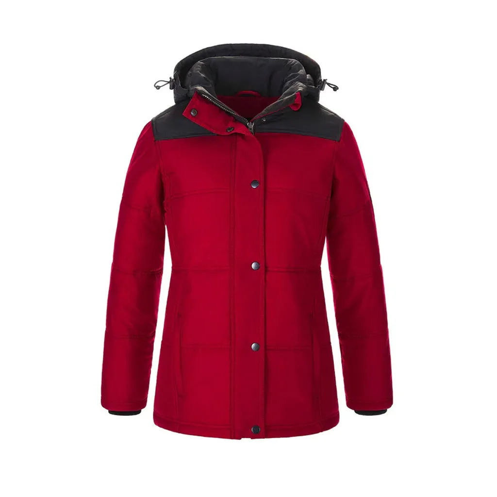 Nunavut - Ladies Puffy Coat w/ Detachable Hood