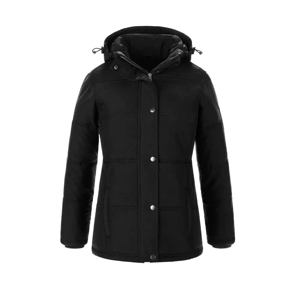 Nunavut - Ladies Puffy Coat w/ Detachable Hood