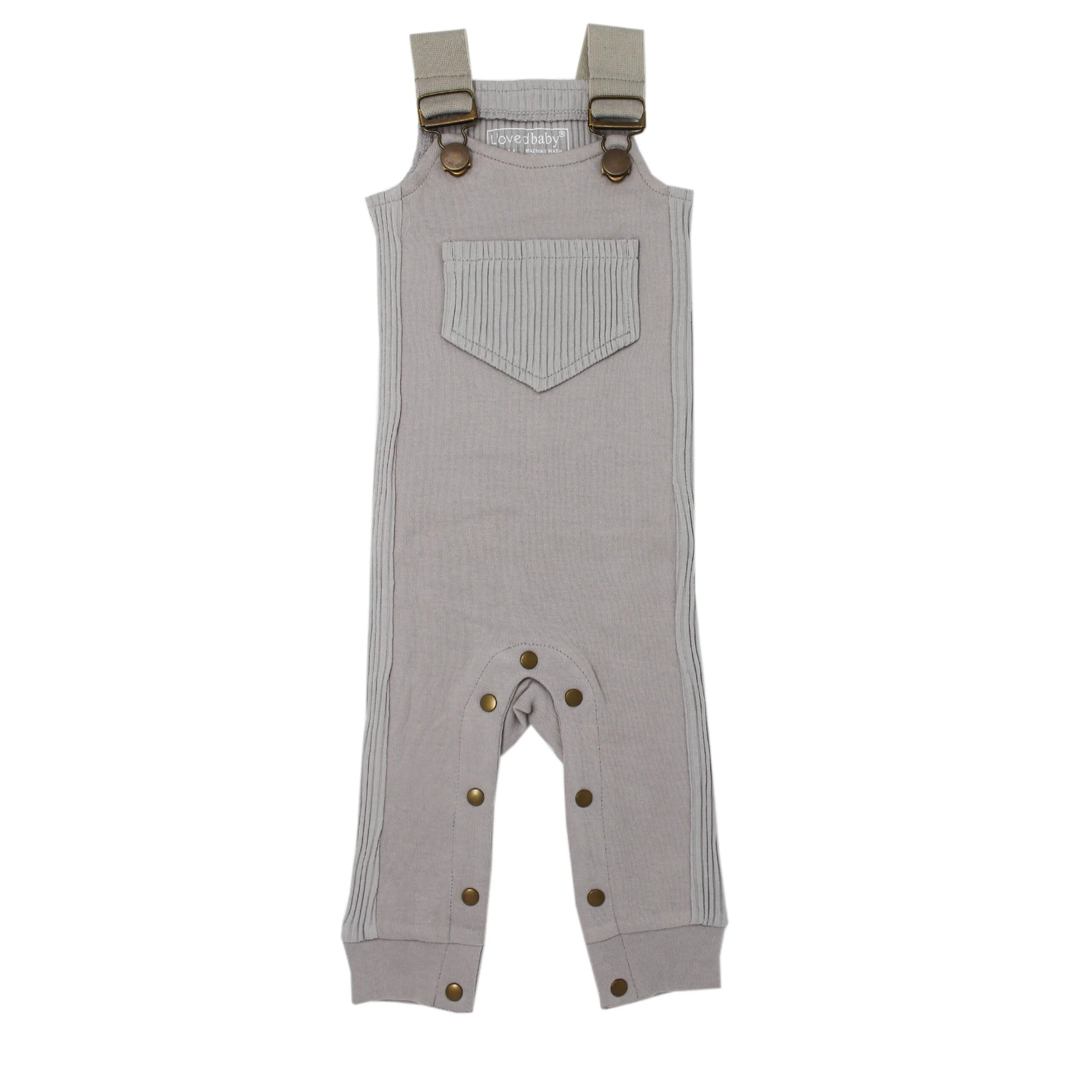 Organic Footless Ribbed Overall