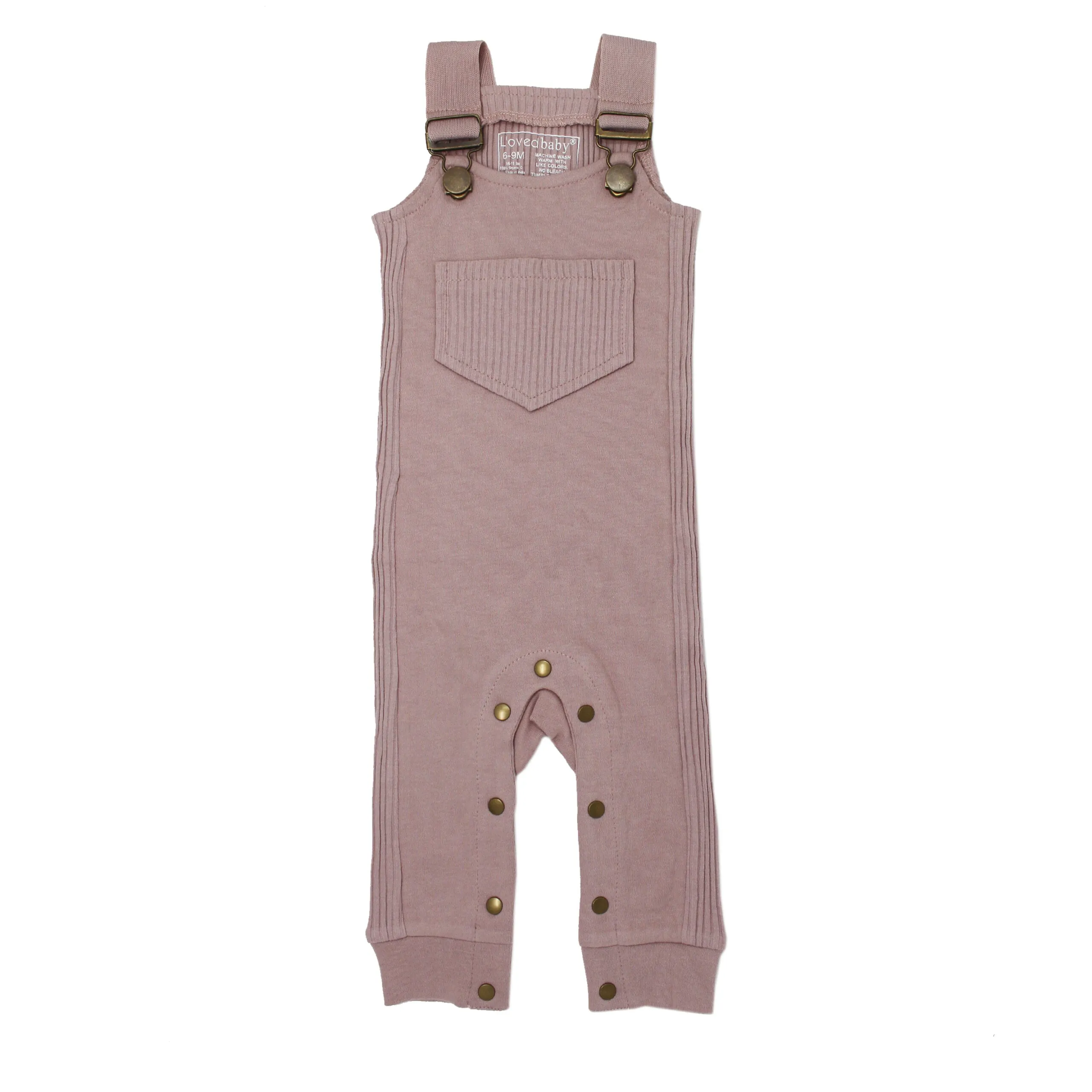 Organic Footless Ribbed Overall