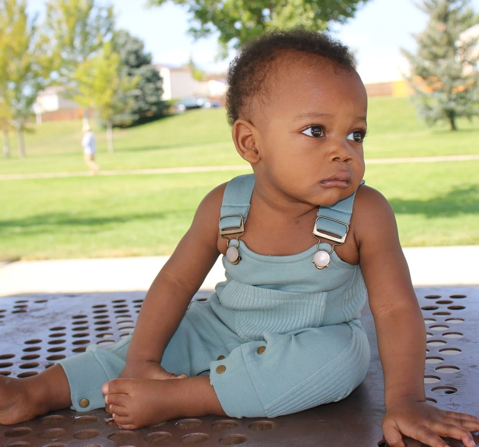 Organic Footless Ribbed Overall