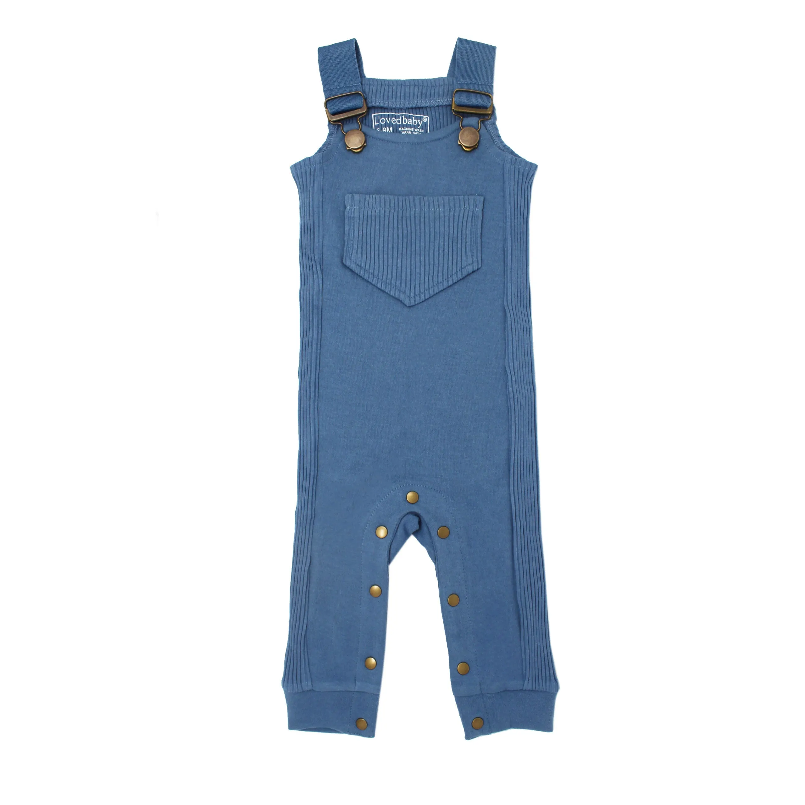 Organic Footless Ribbed Overall