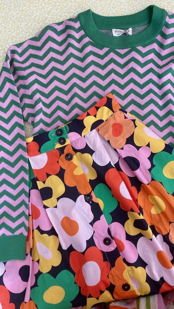 Origami Doll Ashley Floral Skirt - 8