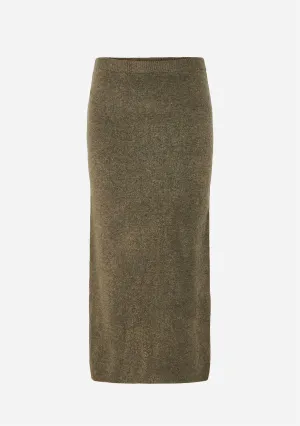 PC Nuna Ankle Slit Knit Skirt