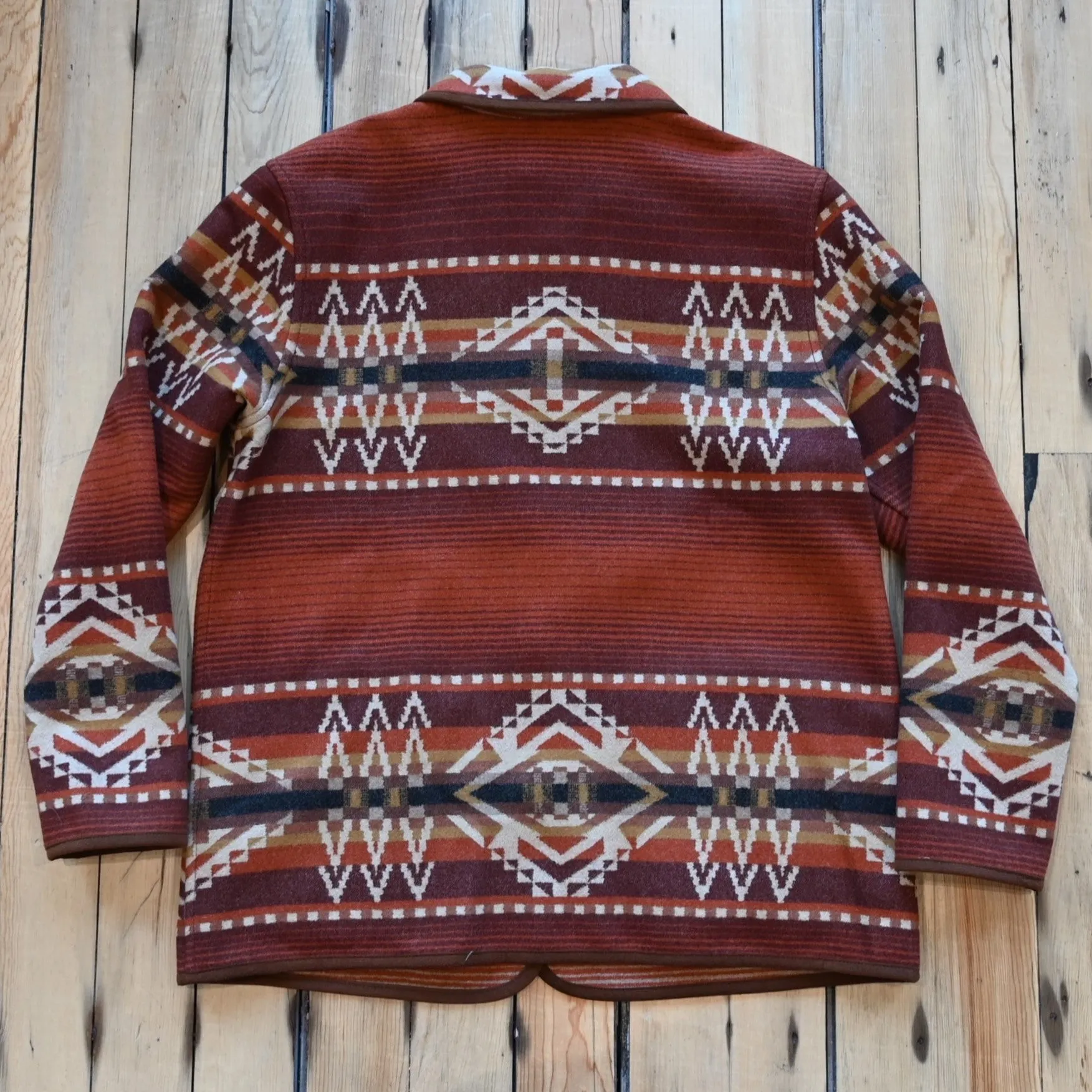Pendleton Ladies Reversible Wool Coat in Beacon Rock Copper