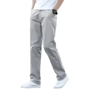 Premium Stretch Cotton Trousers for Business and Casual Wear