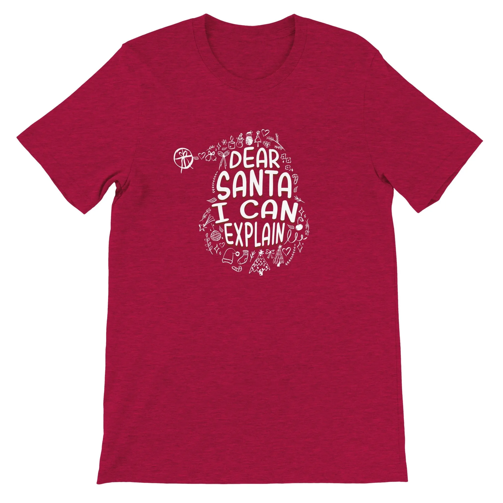 "Santa, I Can Explain" Funny Christmas Unisex T-Shirt