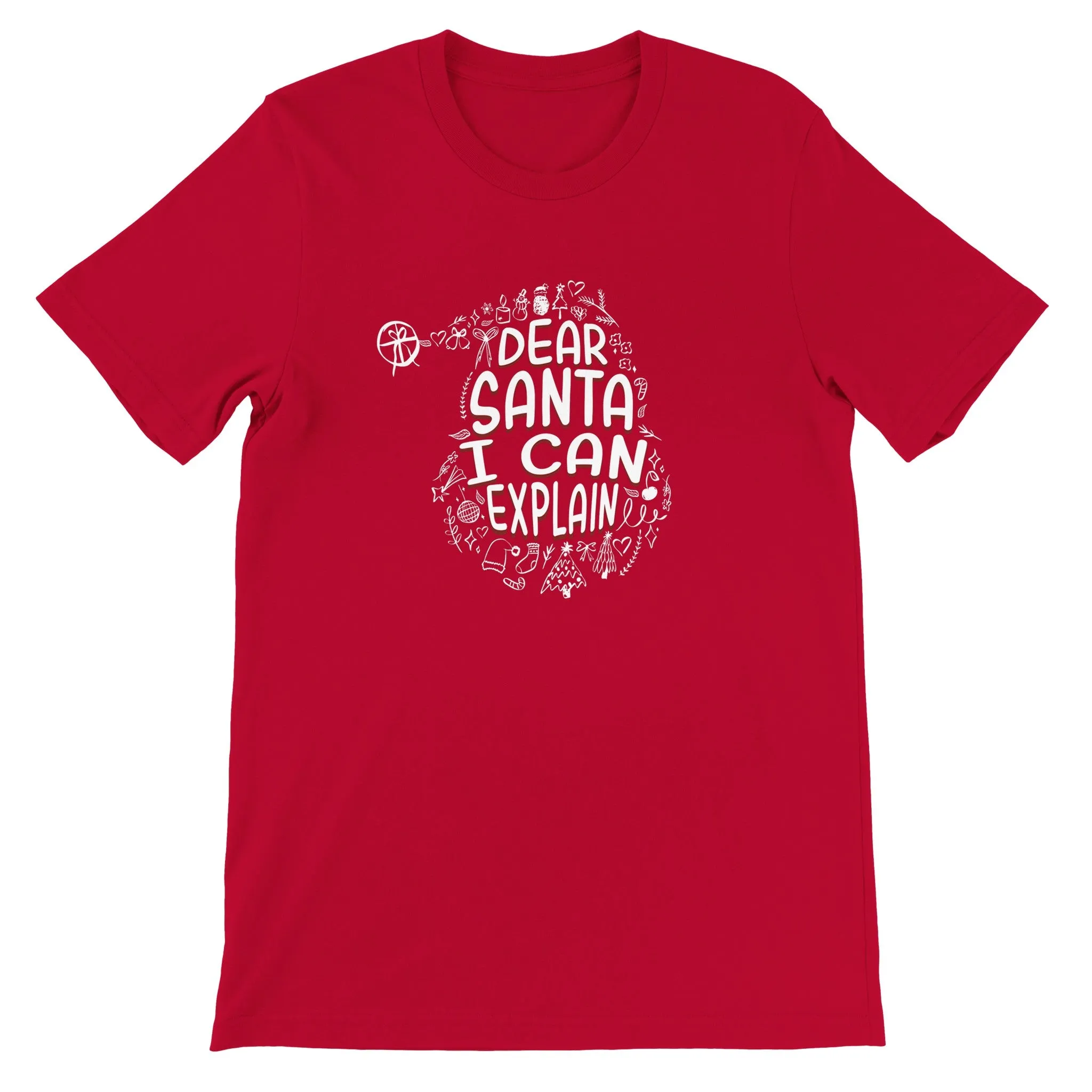 "Santa, I Can Explain" Funny Christmas Unisex T-Shirt