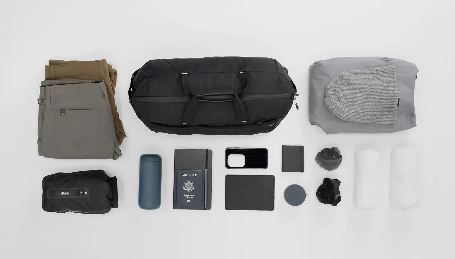ReFraction™ Packable Duffle (Black) - 25L