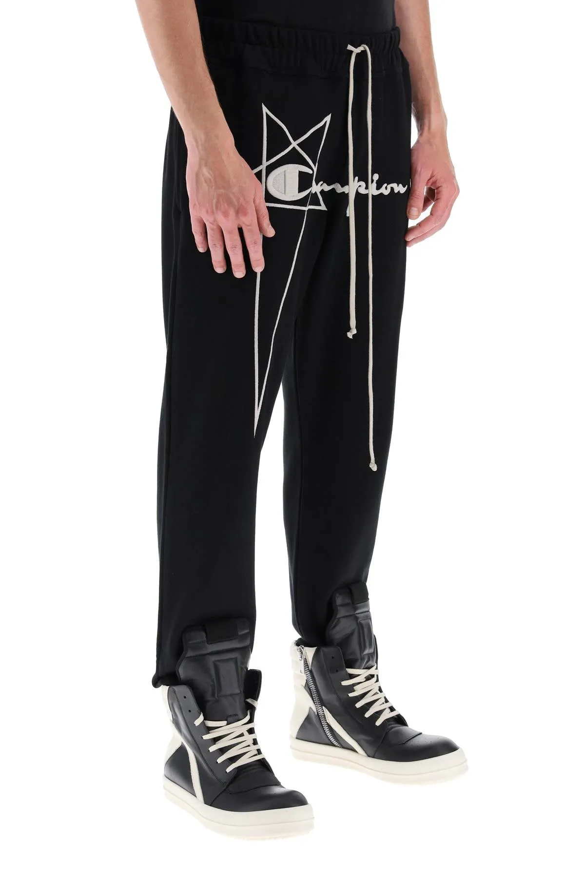 Rick owens organic cotton joggers x champion