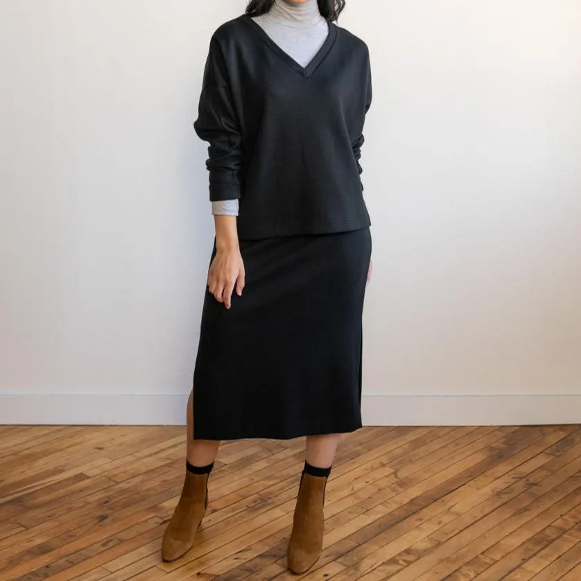 Sample Sale: The Luxe ShapeKnit Midi Skirt