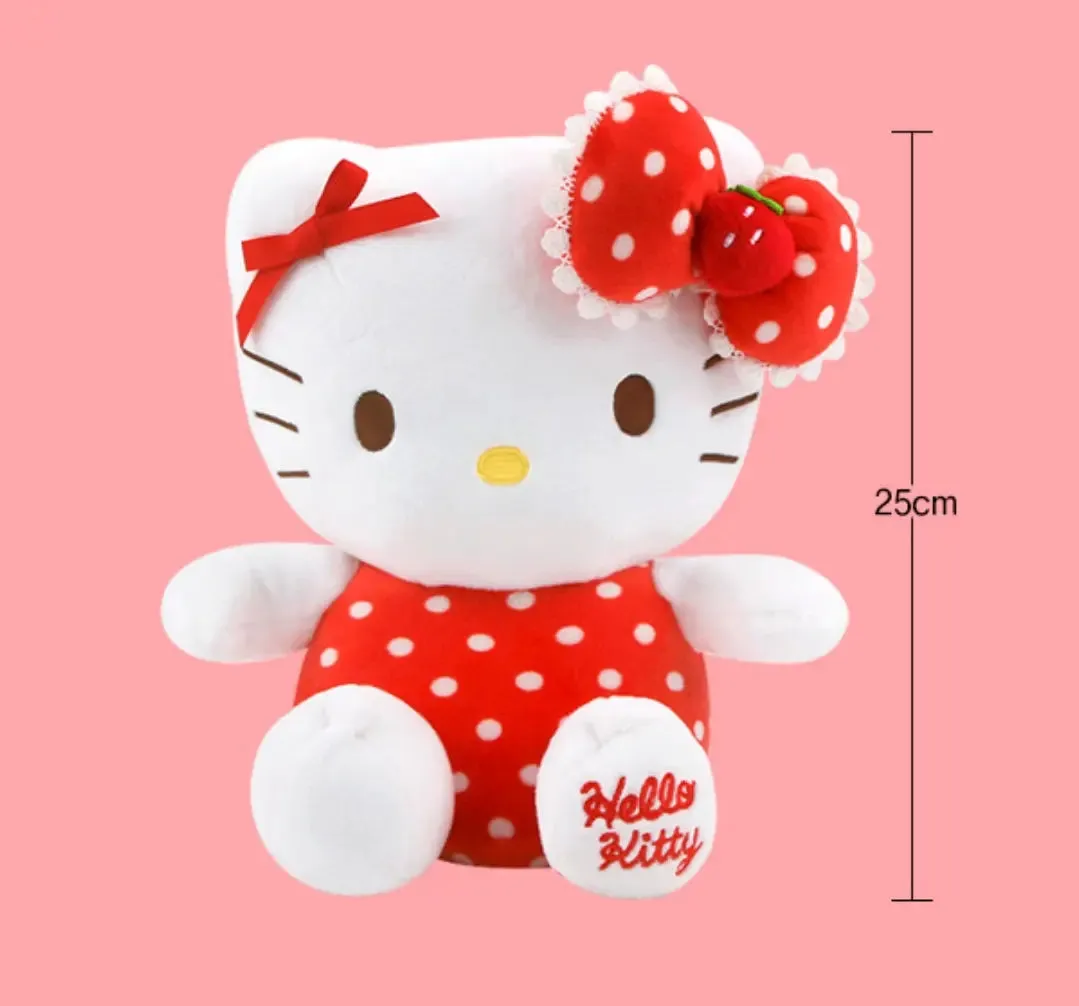 Sanrio Hello Kitty Strawberry & Ribbon Edition Plush