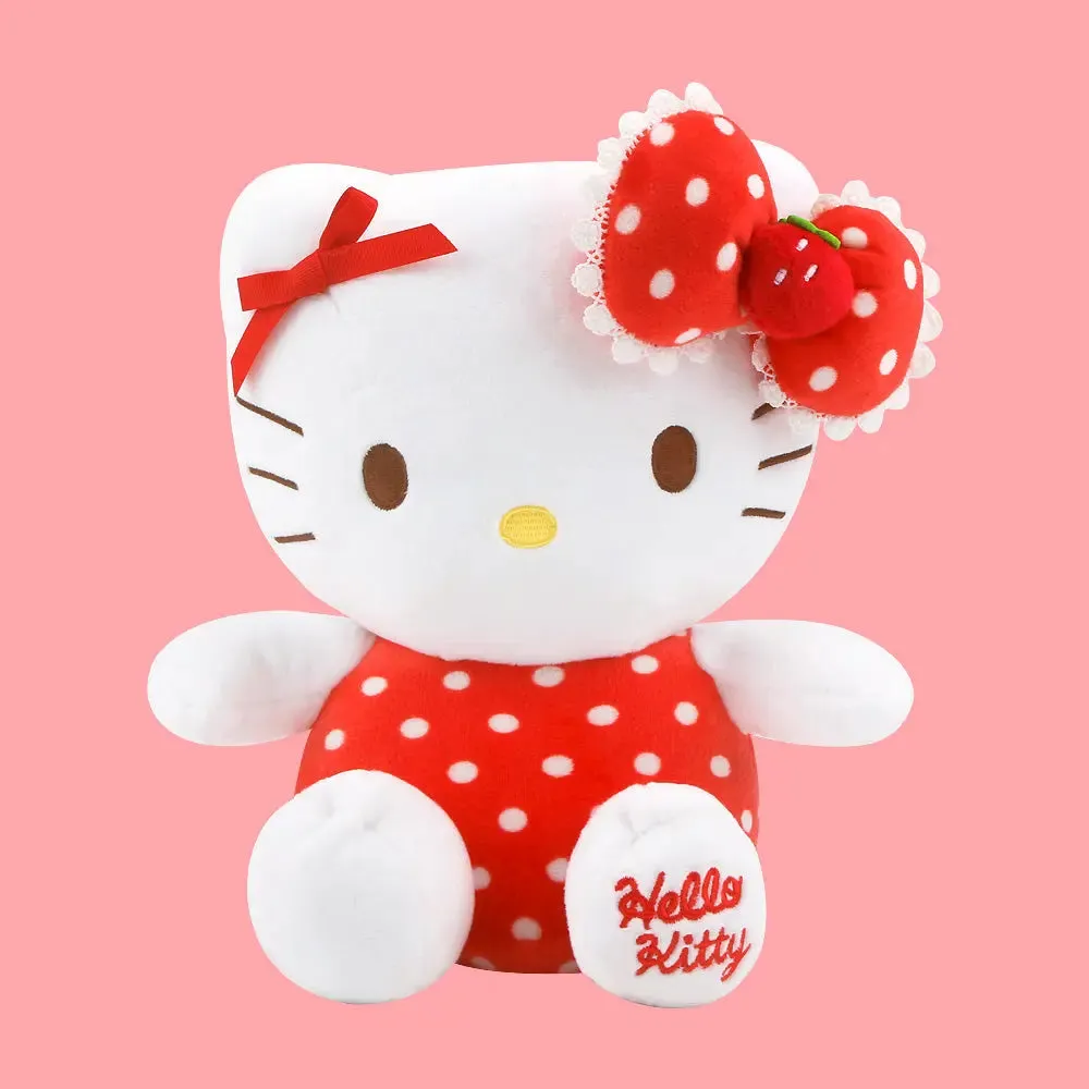 Sanrio Hello Kitty Strawberry & Ribbon Edition Plush