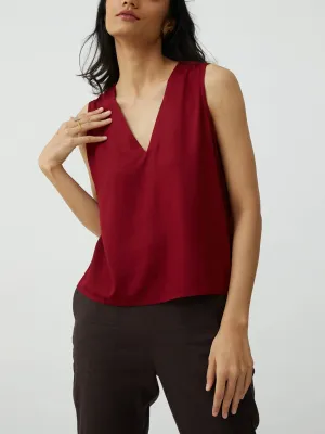 Shell V-Neck Top