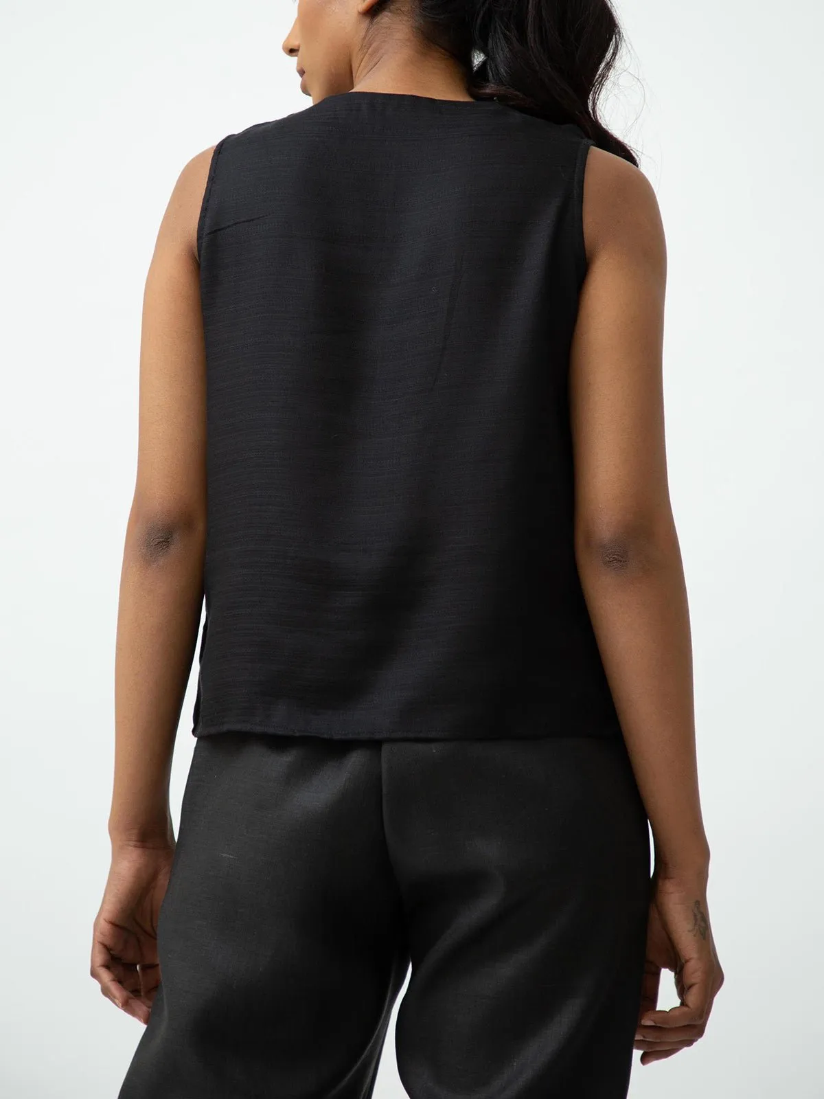 Shell V-Neck Top